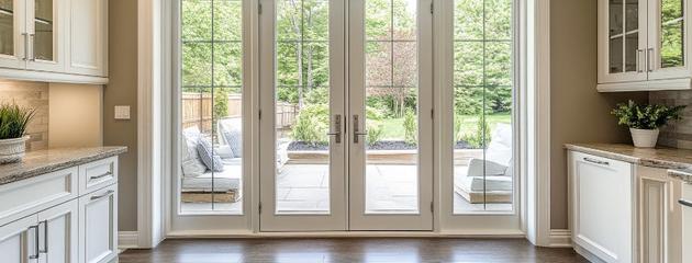 french door with entrance to patio